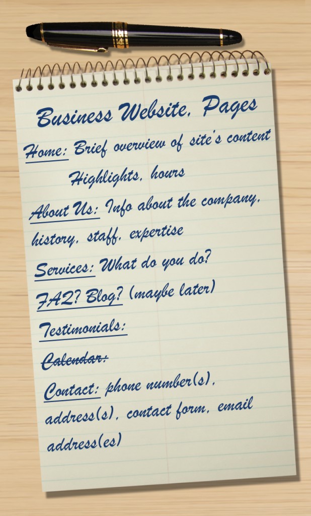 Website Content Questionnaire